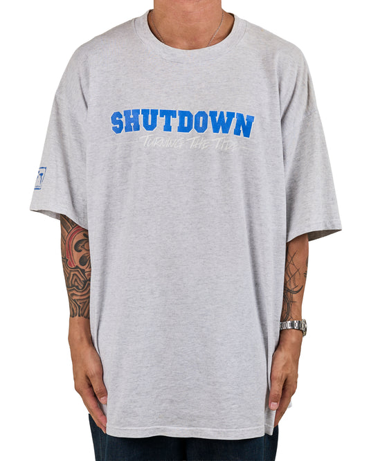 Vintage 90’s Shutdown Turning The Tide T-Shirt