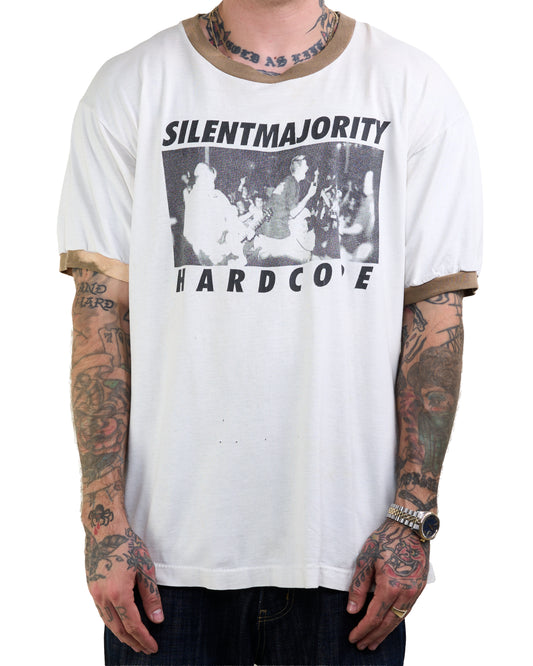 Vintage 90’s Silent Majority Ringer T-Shirt