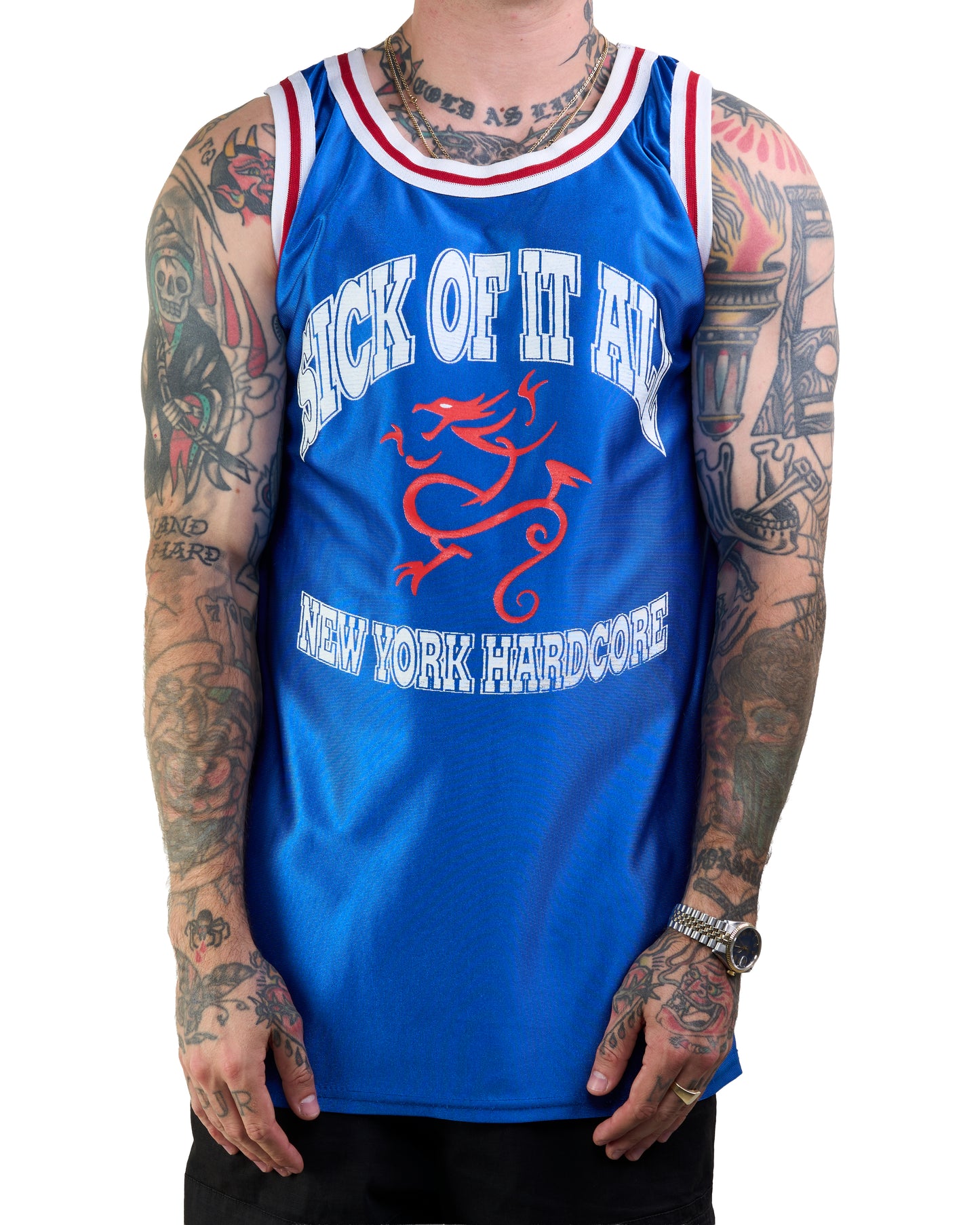 Vintage 90’s Sick Of It All Basketball Jersey