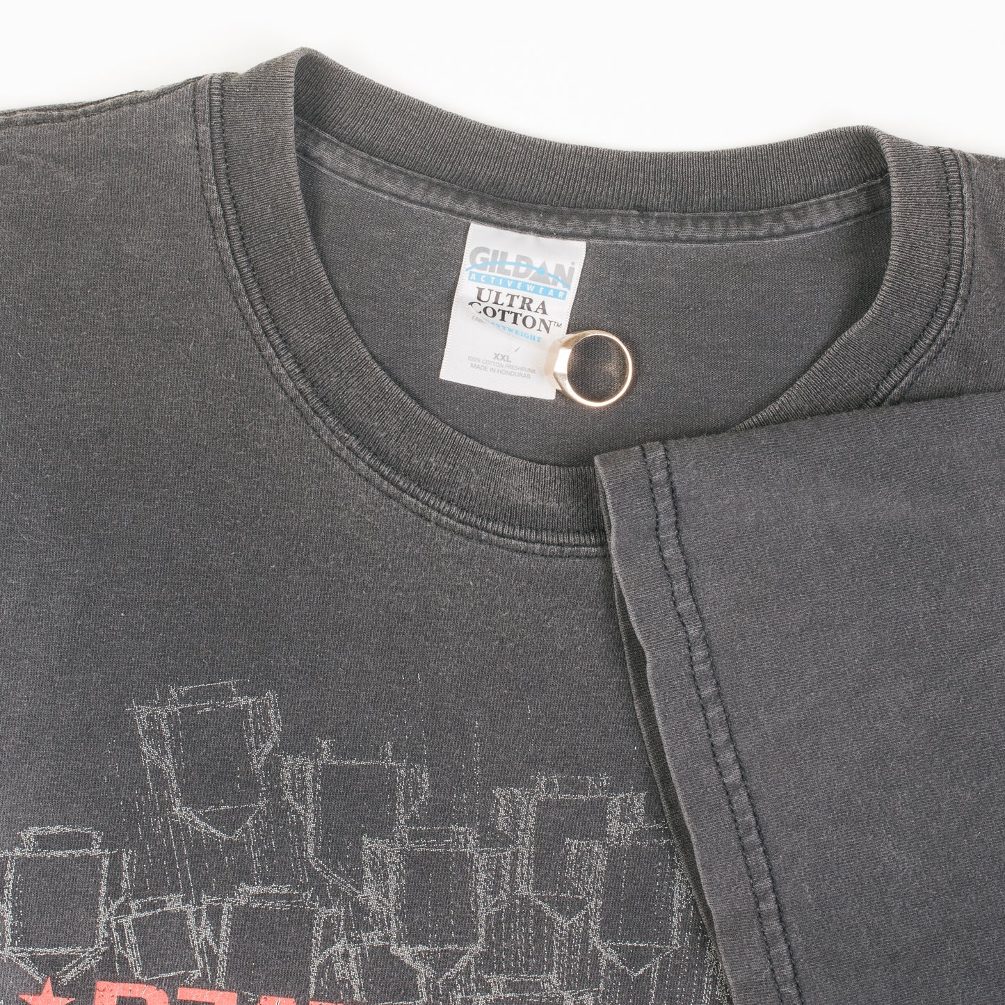 Vintage Death Threat Peace And Security T-Shirt