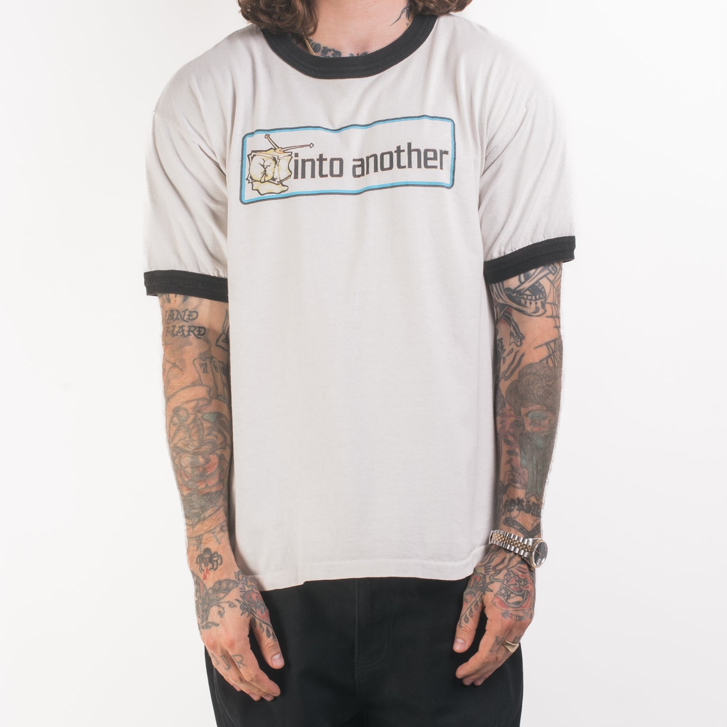 Vintage 90’s Into Another Seemless Ringer T-Shirt