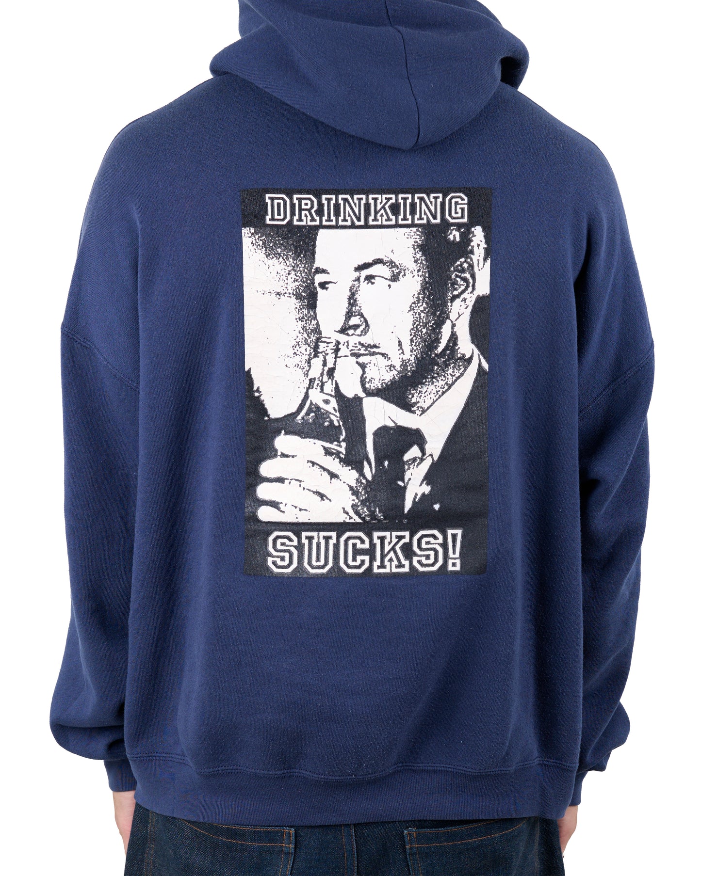 Vintage 90’s Straight Edge Drinking Sucks Hoodie