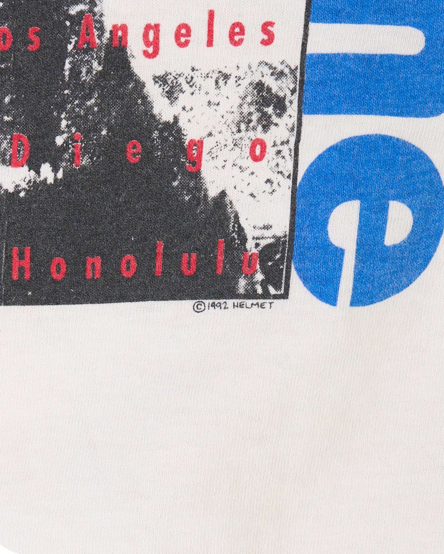 Vintage 1992 Helmet Meantime T-Shirt