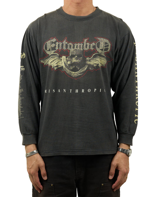 Vintage 1994 Entombed Misanthropic Tour Longsleeve