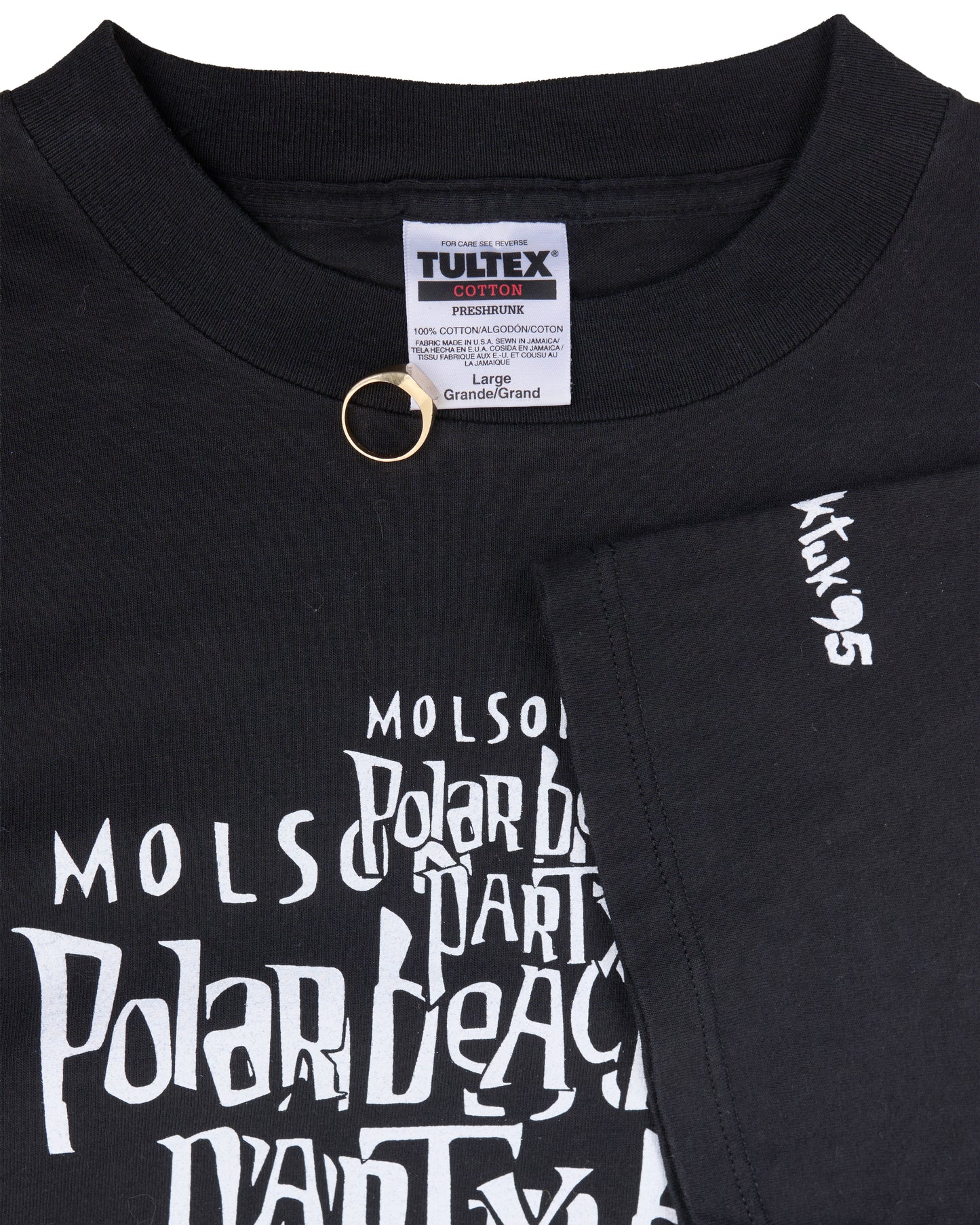 Vintage 1995 Molson Ice Polar Beach Party T-Shirt