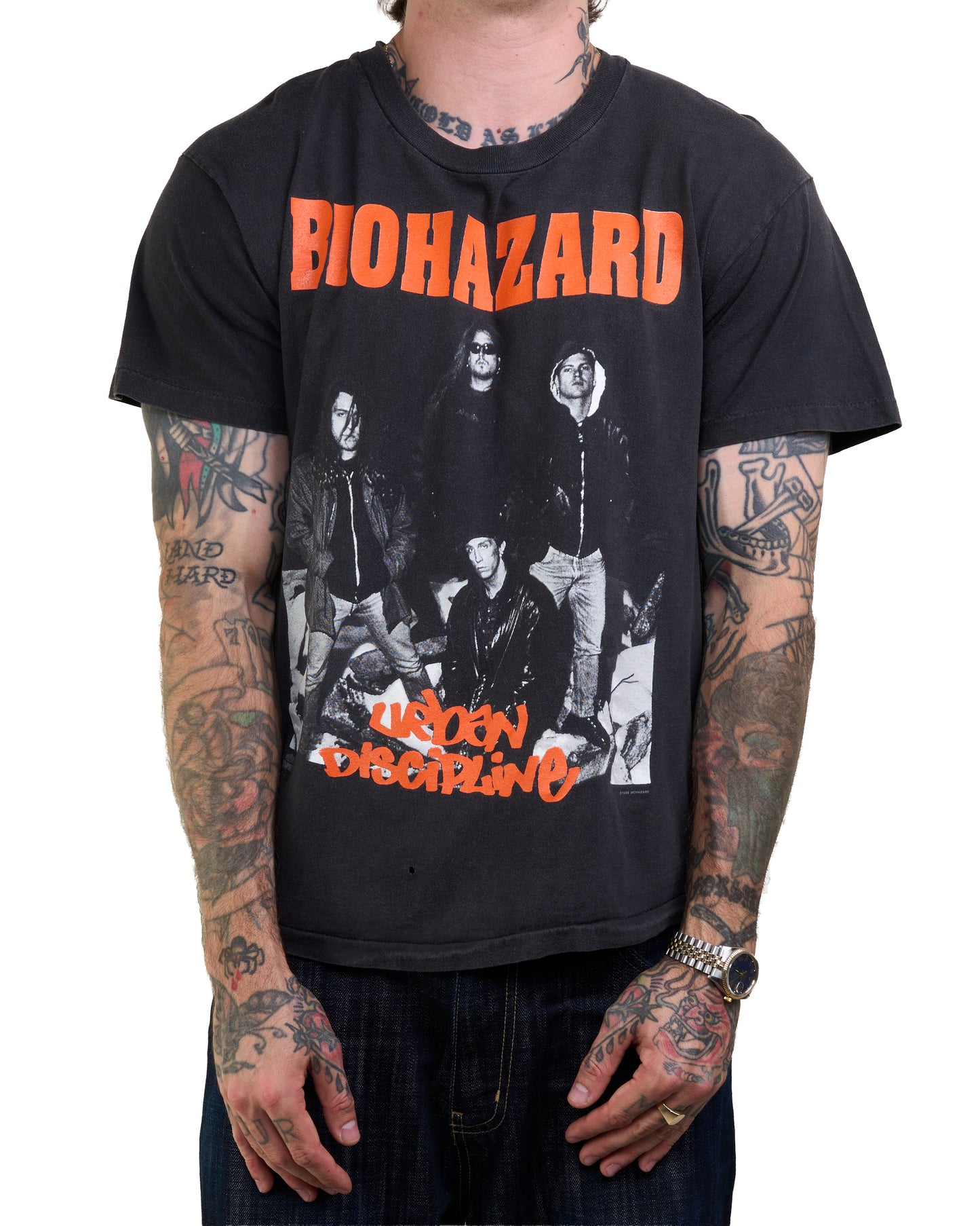 Vintage 1992 Biohazard Urban Discipline T-Shirt