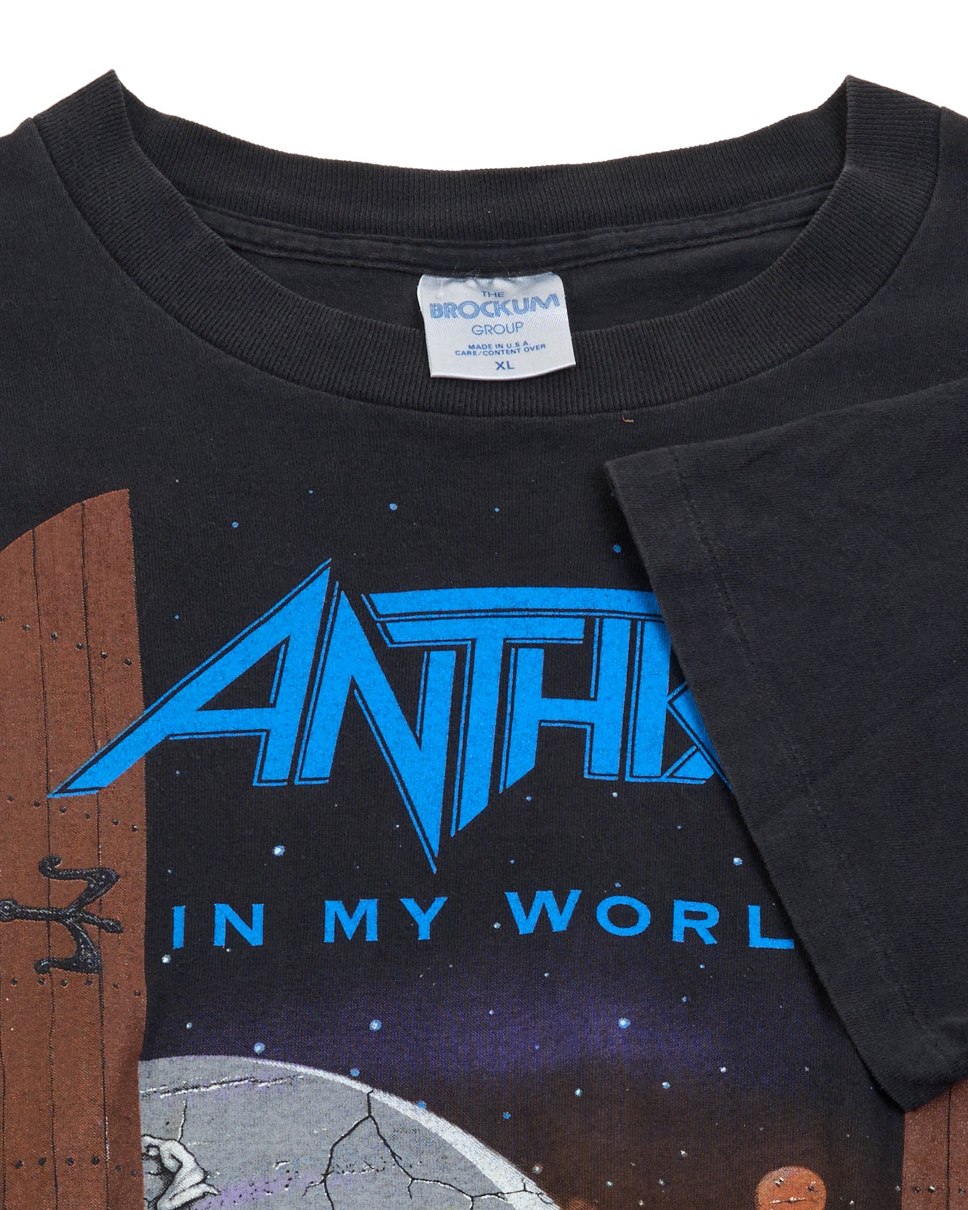 Vintage 1990 Anthrax In My World T-Shirt