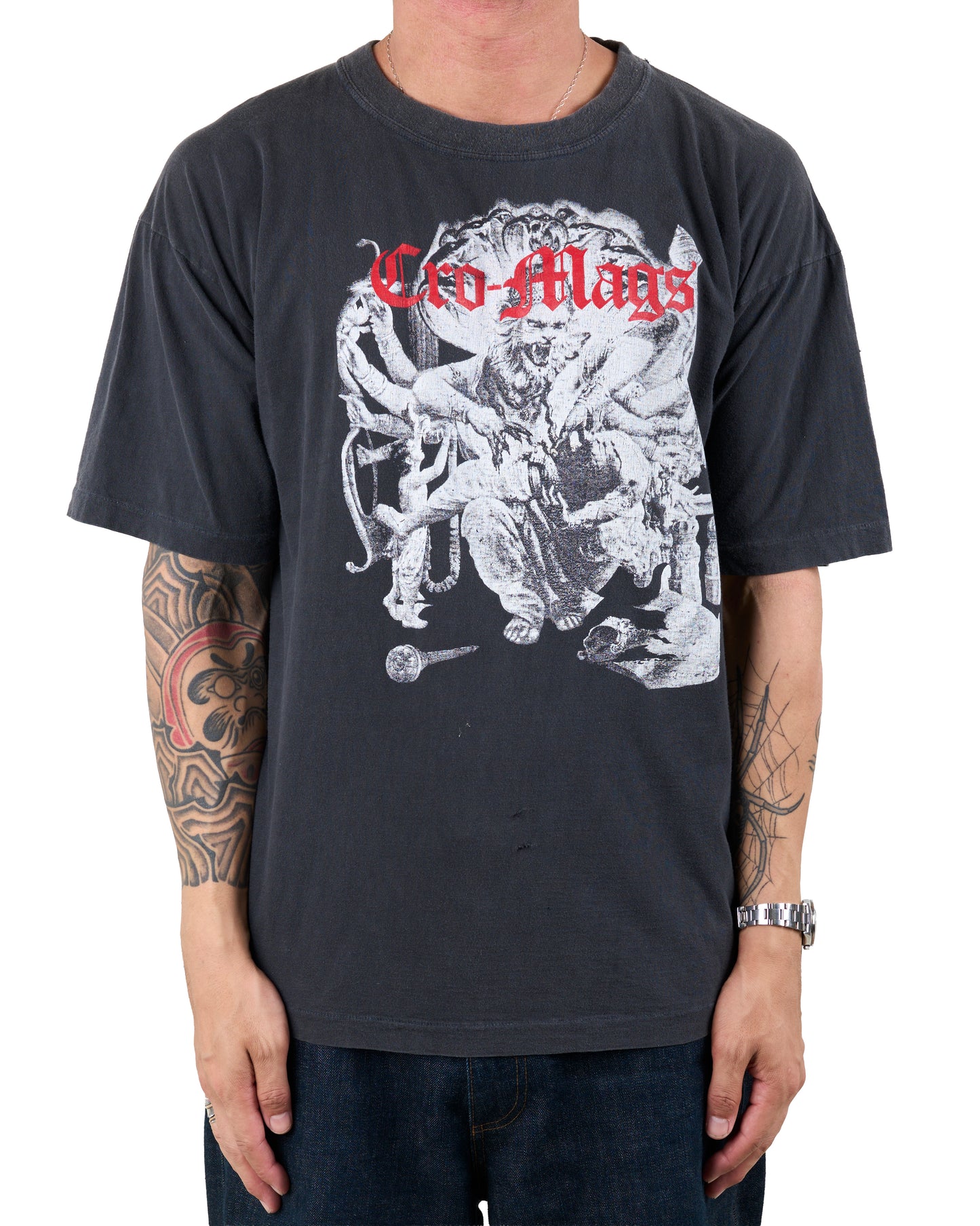 Vintage 1991 Cro-Mags Best Wishes Tour T-Shirt