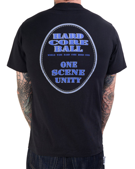 Vintage 1999 Hard Core Ball One Scene Unity T-Shirt