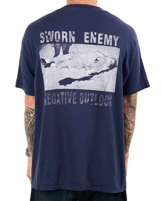 Vintage 90’s Sworn Enemy Negative Outlook T-Shirt
