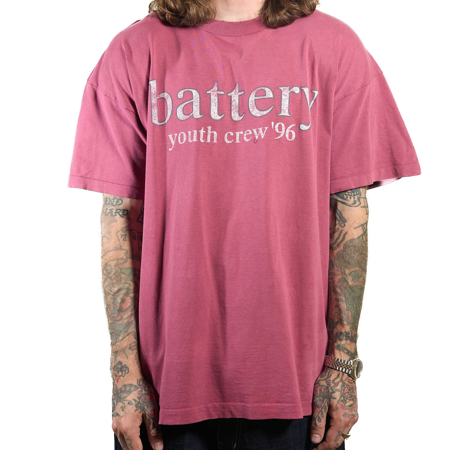 Vintage 1996 Battery Until The End T-Shirt