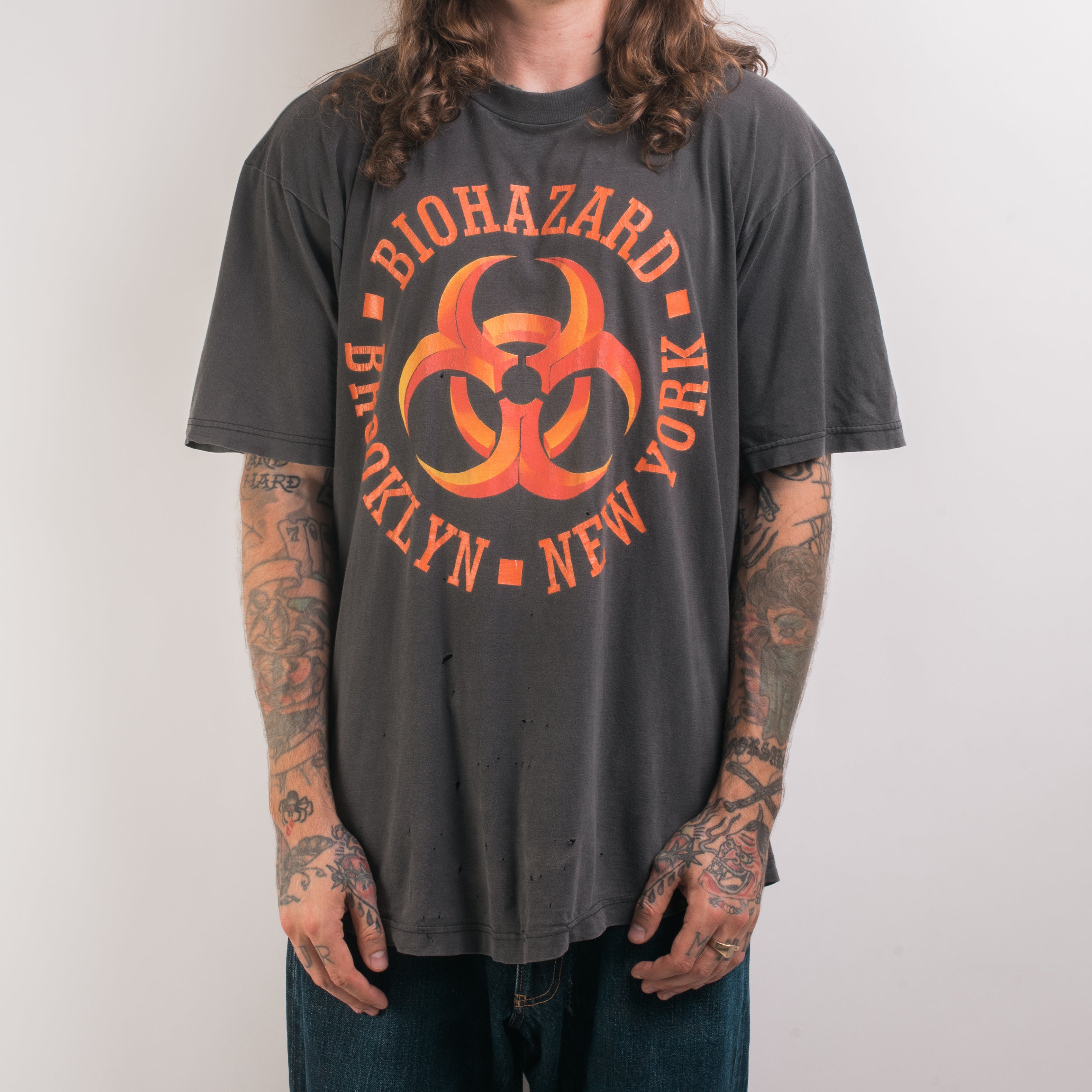 Biohazard Merch Vintage 90’s Biohazard Tour T-Shirt – Mills Vintage USA