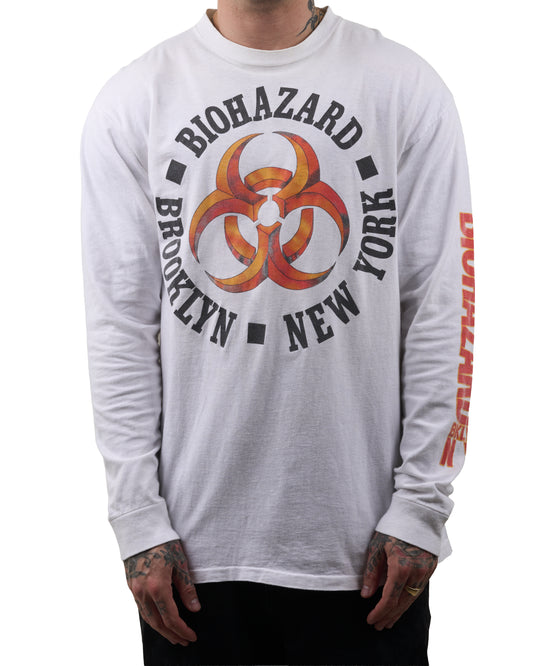 Vintage 1992 Biohazard Escape From New York Longsleeve