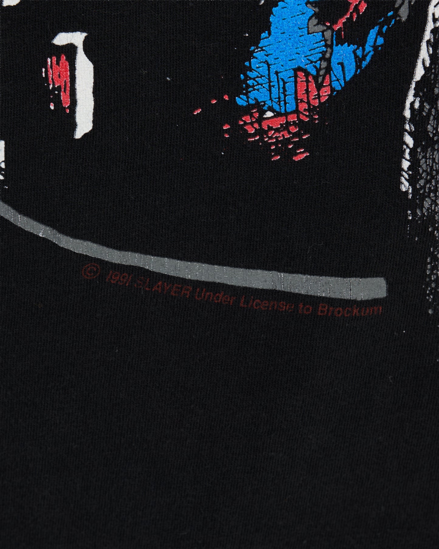 Vintage 1991 Slayer Live Undead T-Shirt