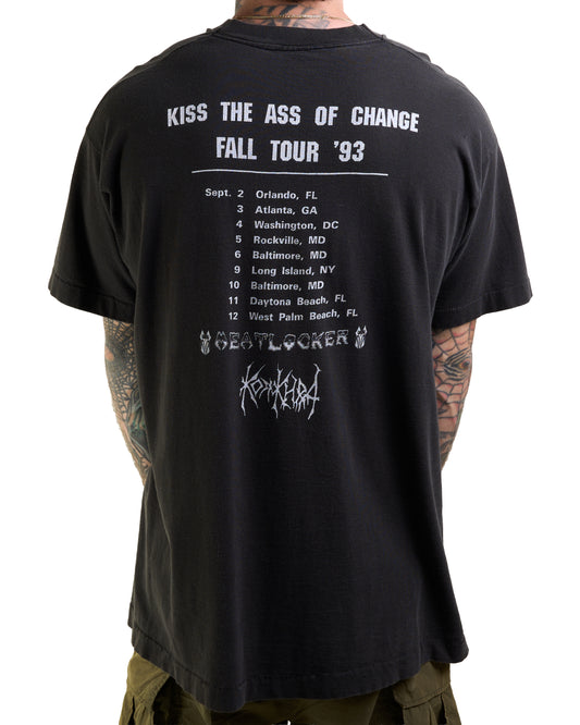 Vintage 1993 Meatlocker Brainwash Tour T-Shirt