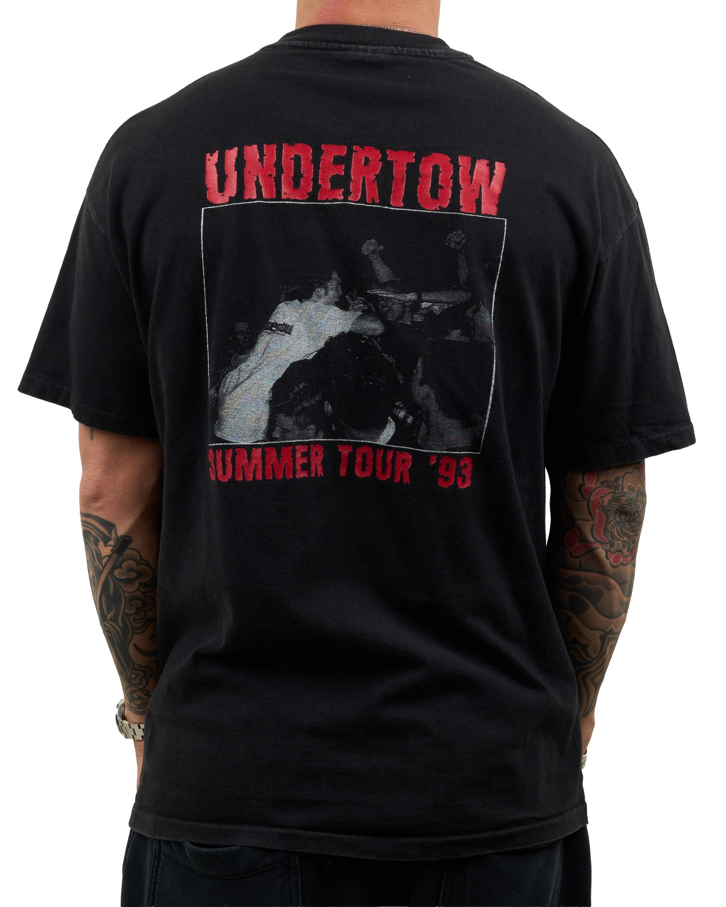 Vintage 1993 Undertow Summer Tour T-Shirt