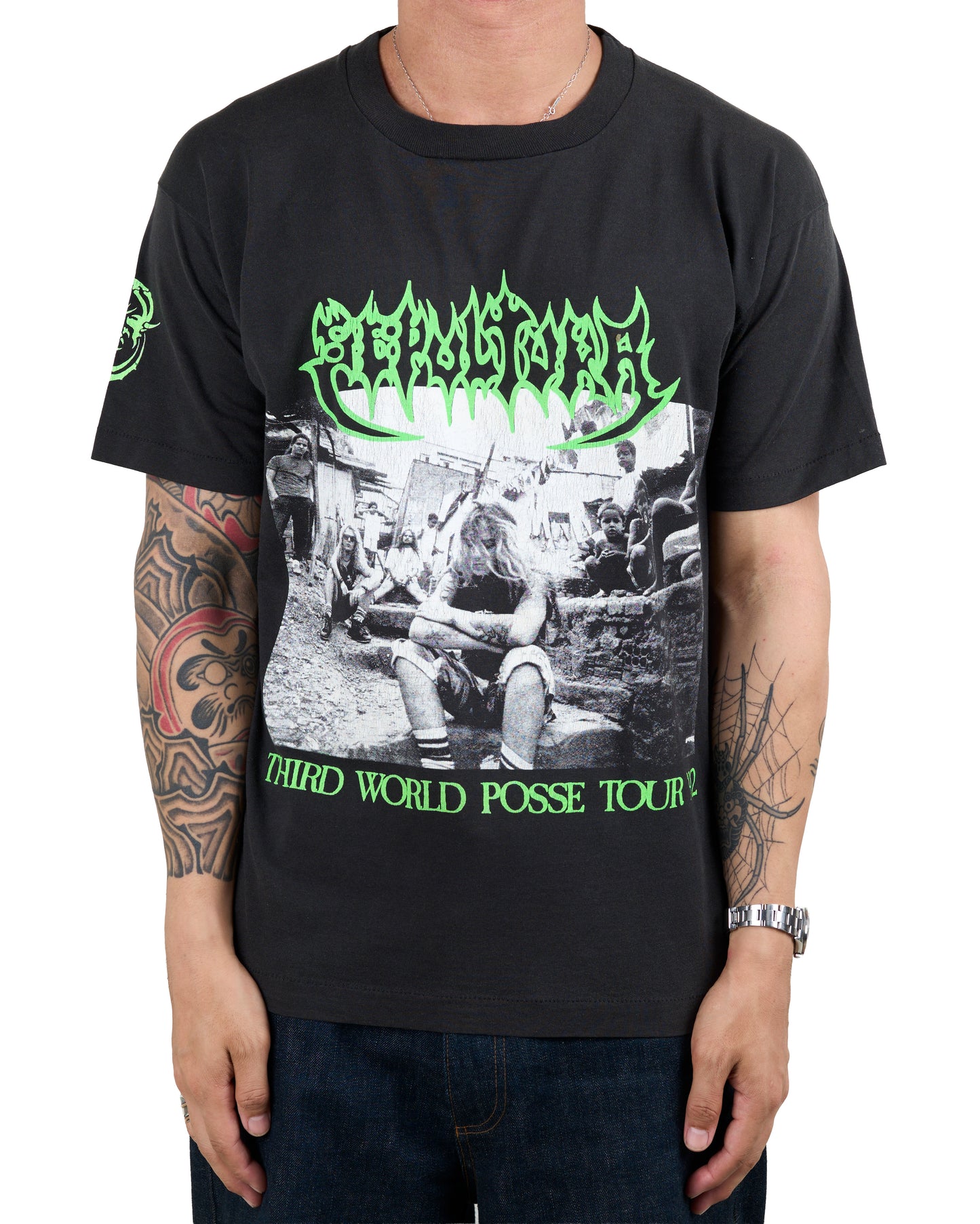 Vintage 1992 Sepultura Third World Posse Tour T-Shirt