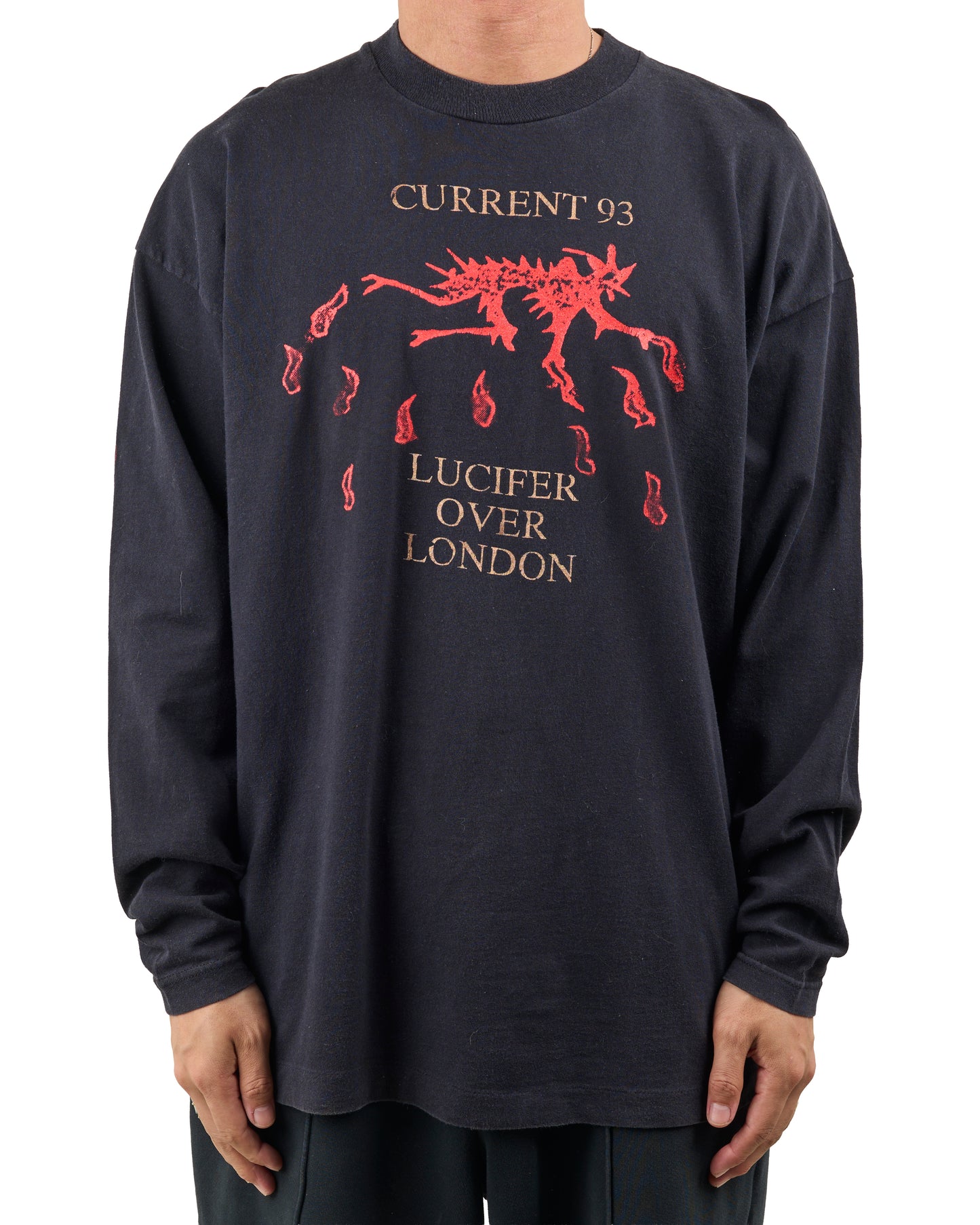Vintage 90’s Current 93 Lucifer Over London Longsleeve