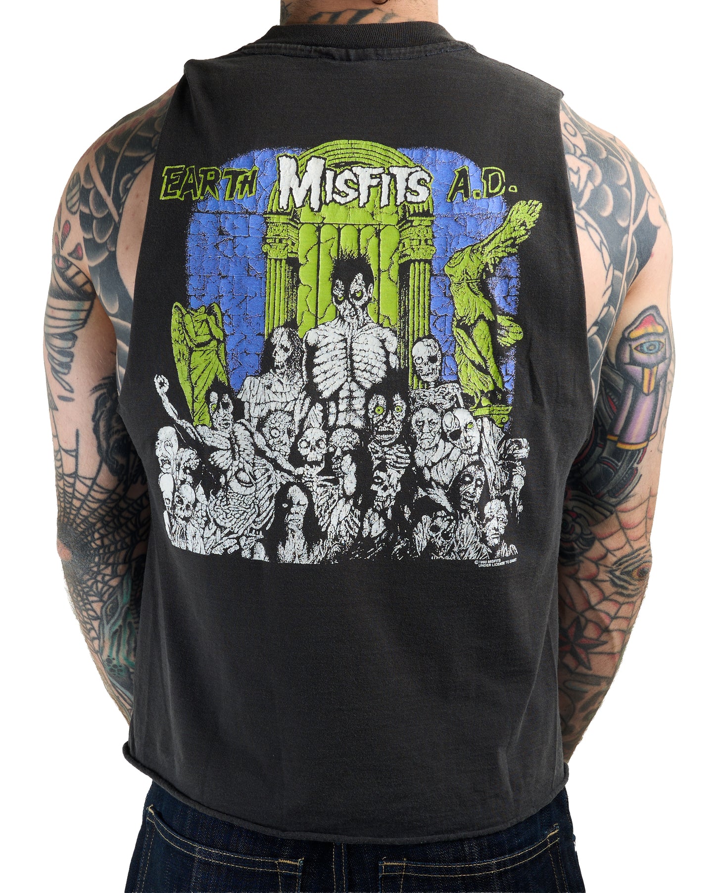 Vintage 1990 Misfits Earth AD T-Shirt