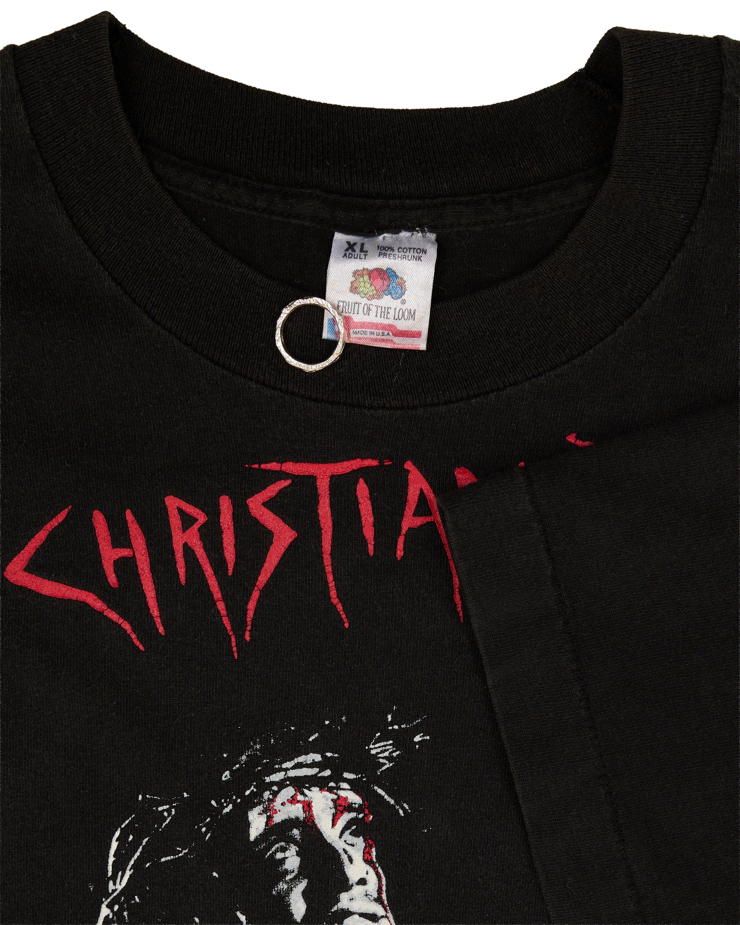 Vintage 90’s Christian Death Sex And Drugs And Jesus Christ T-Shirt