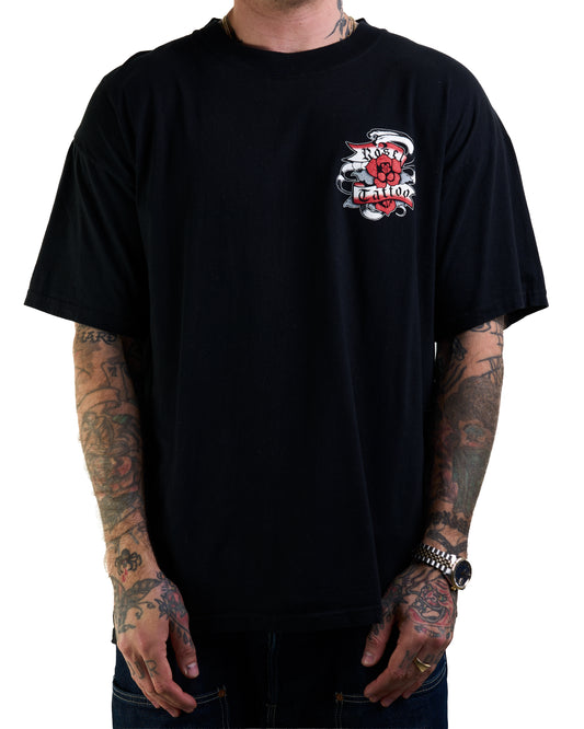 Vintage 90’s Rose Tattoo Rock’N’Roll Outlaw T-Shirt