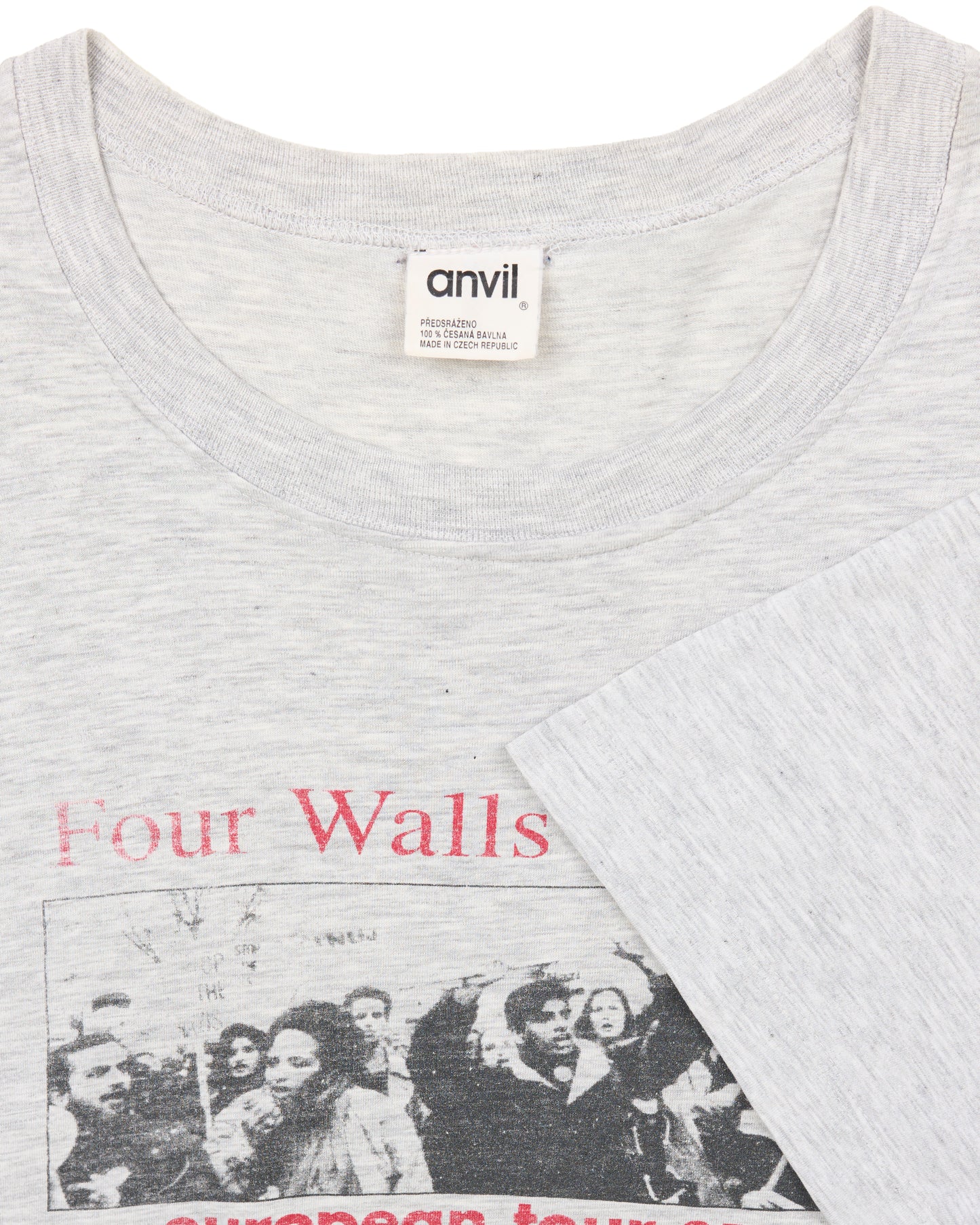 Vintage 1995 Four Walls Falling European Tour T-Shirt