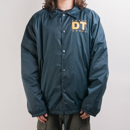 Vintage Death Threat Peace And Security Windbreaker