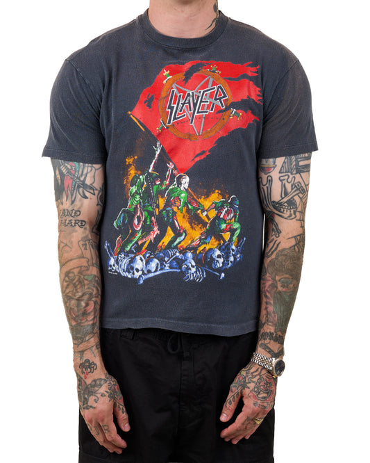 Vintage 1989 Slayer World Sacrifice T-Shirt