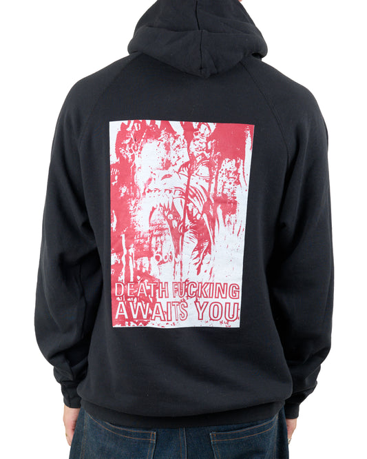 Vintage Crawlspace Death Fucking Awaits You Hoodie