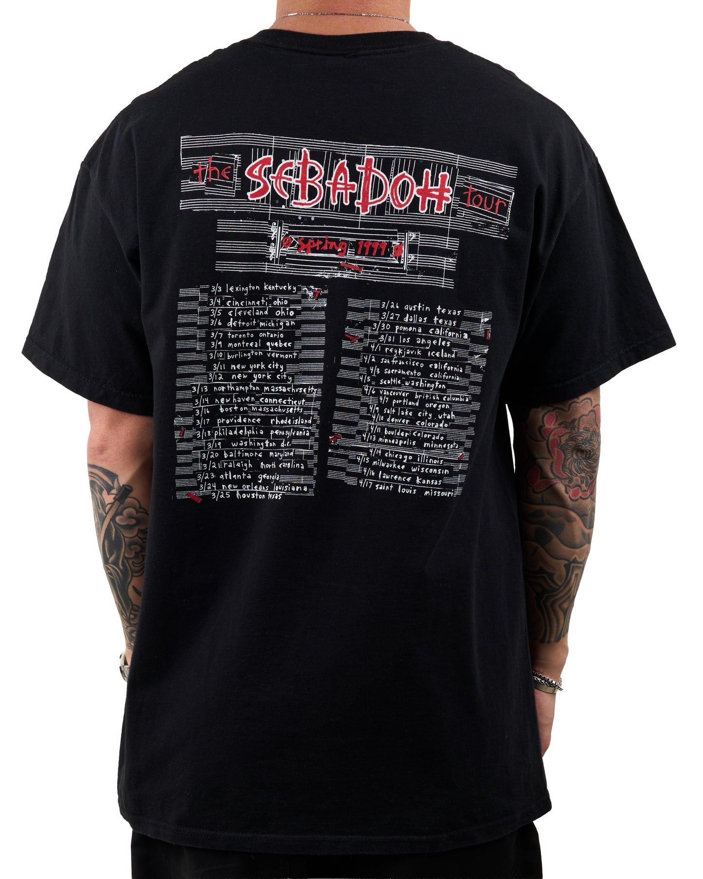 Vintage 1999 Sebadoh Tour T-Shirt