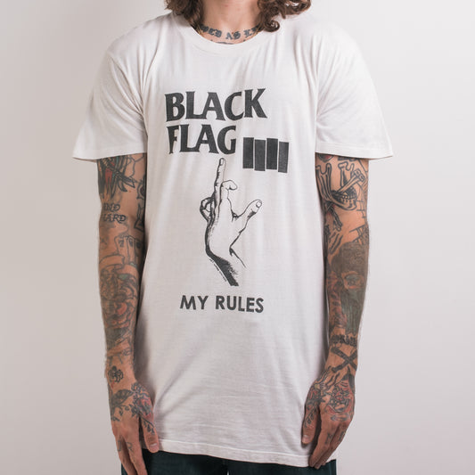 Vintage 80’s Black Flag My Rules T-Shirt