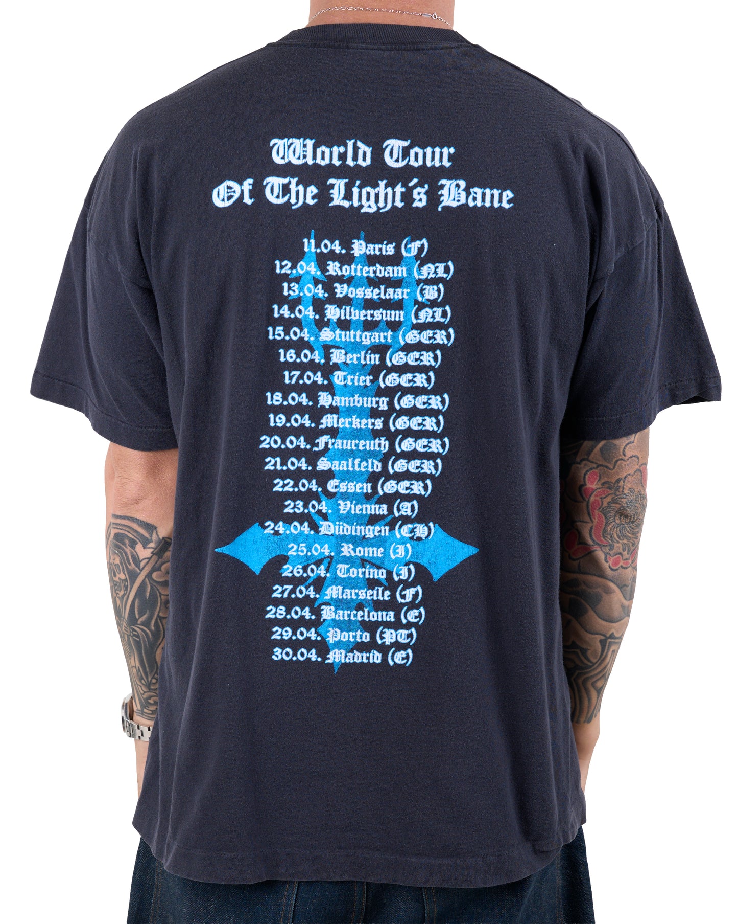 Vintage 90’s Dissection Storm Of The Light’s Bane Tour T-Shirt