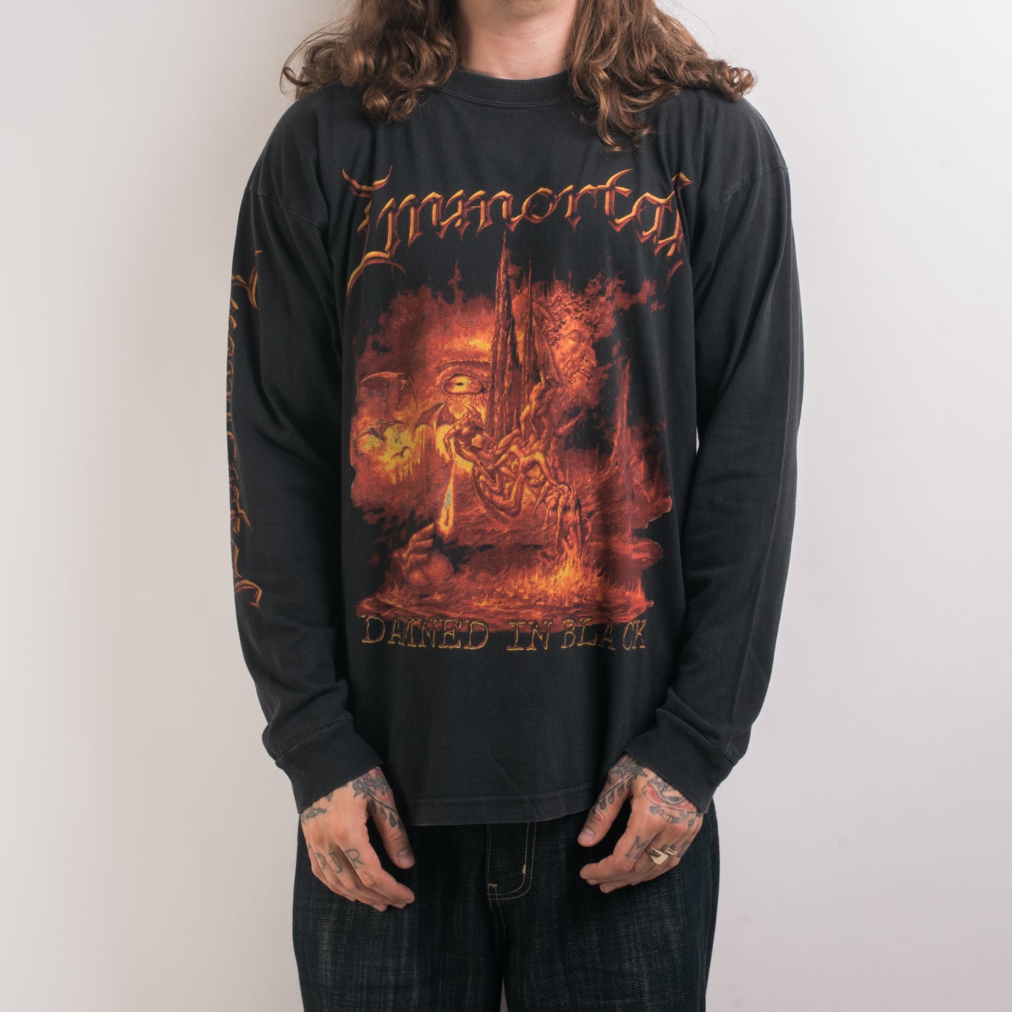 Vintage 90’s Immortal Damned In Black Longsleeve