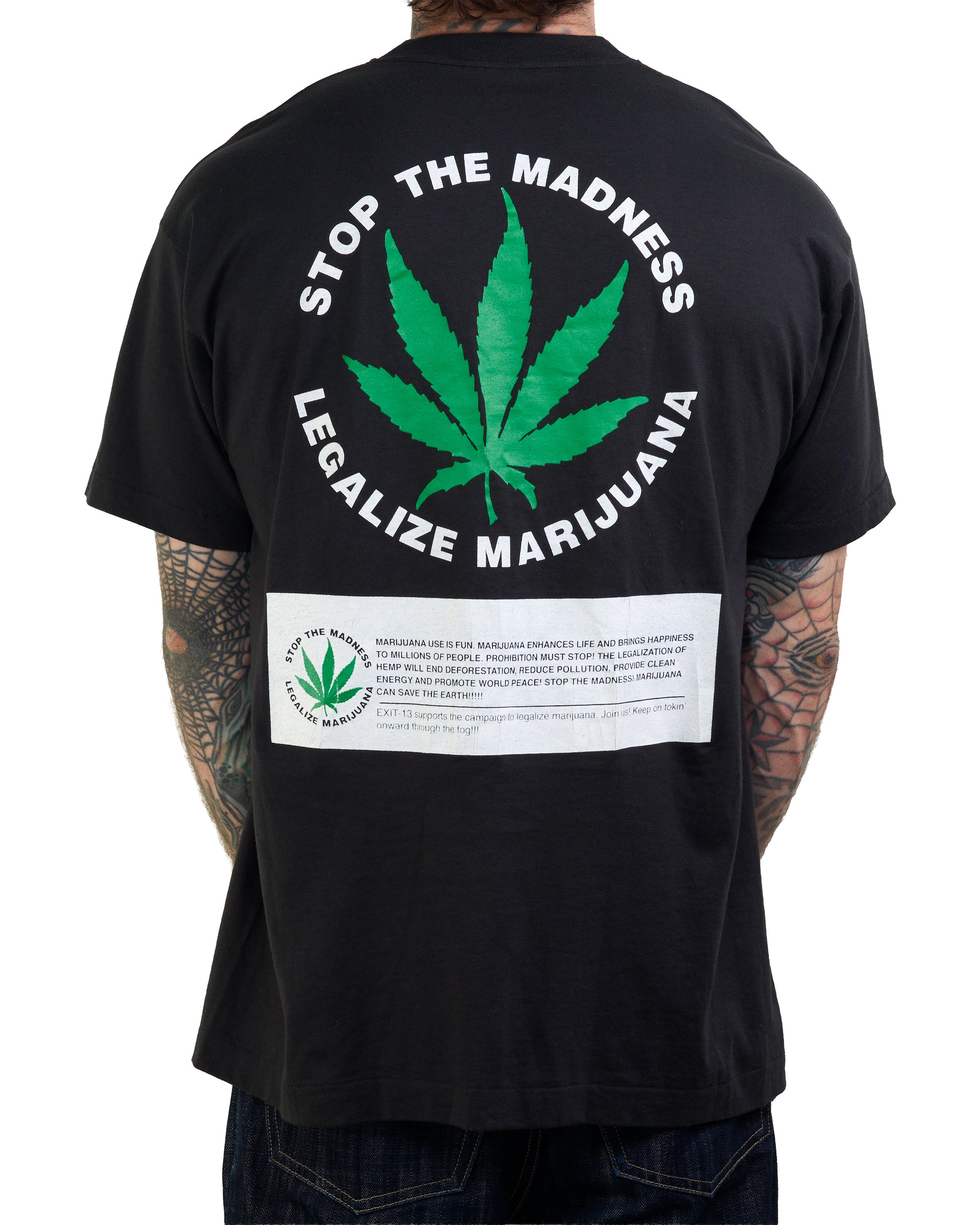 Vintage 90's Exit-13 Stop The Madness T-Shirt – Mills Vintage USA