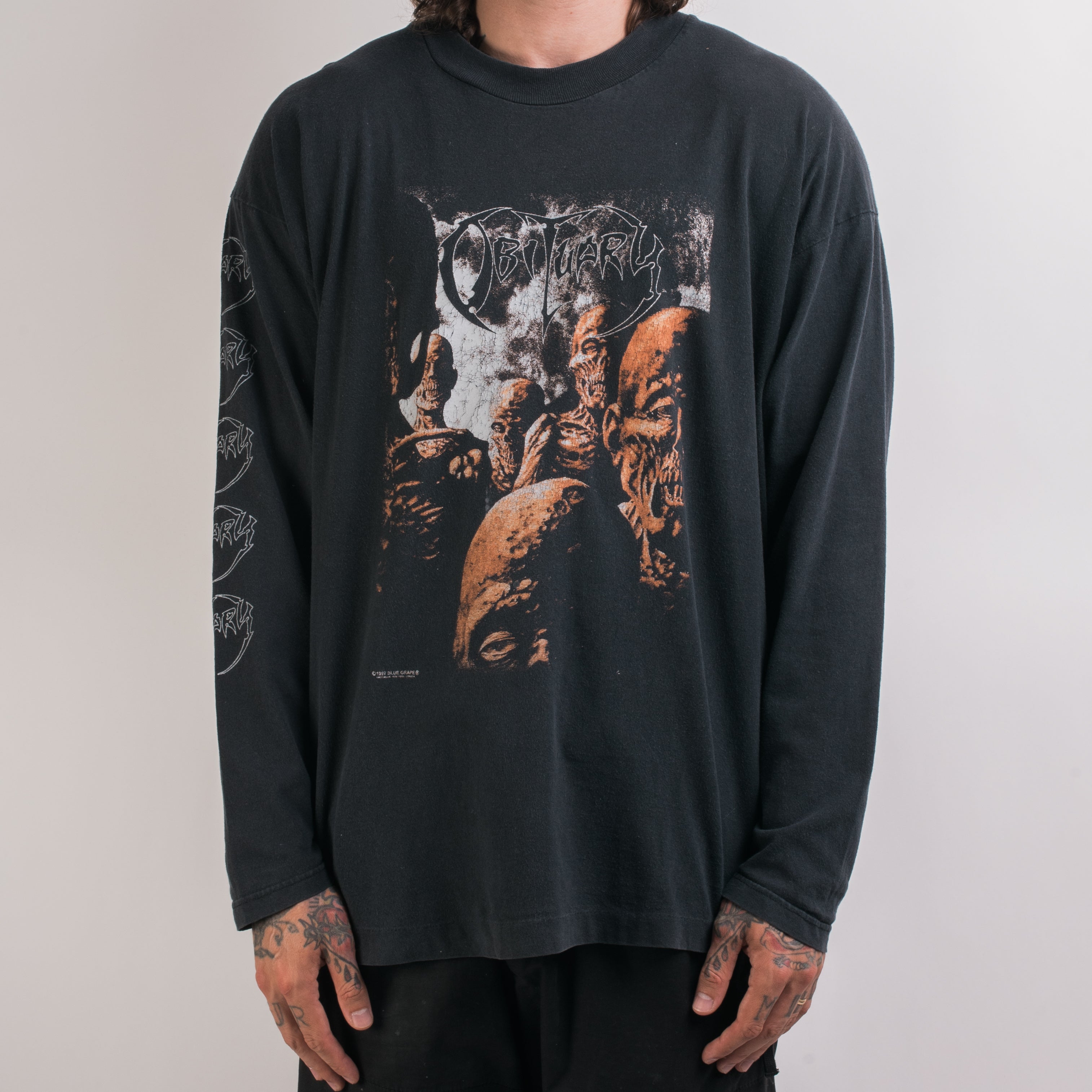 Vintage 1997 Obituary Back From The Dead Longsleeve – Mills
