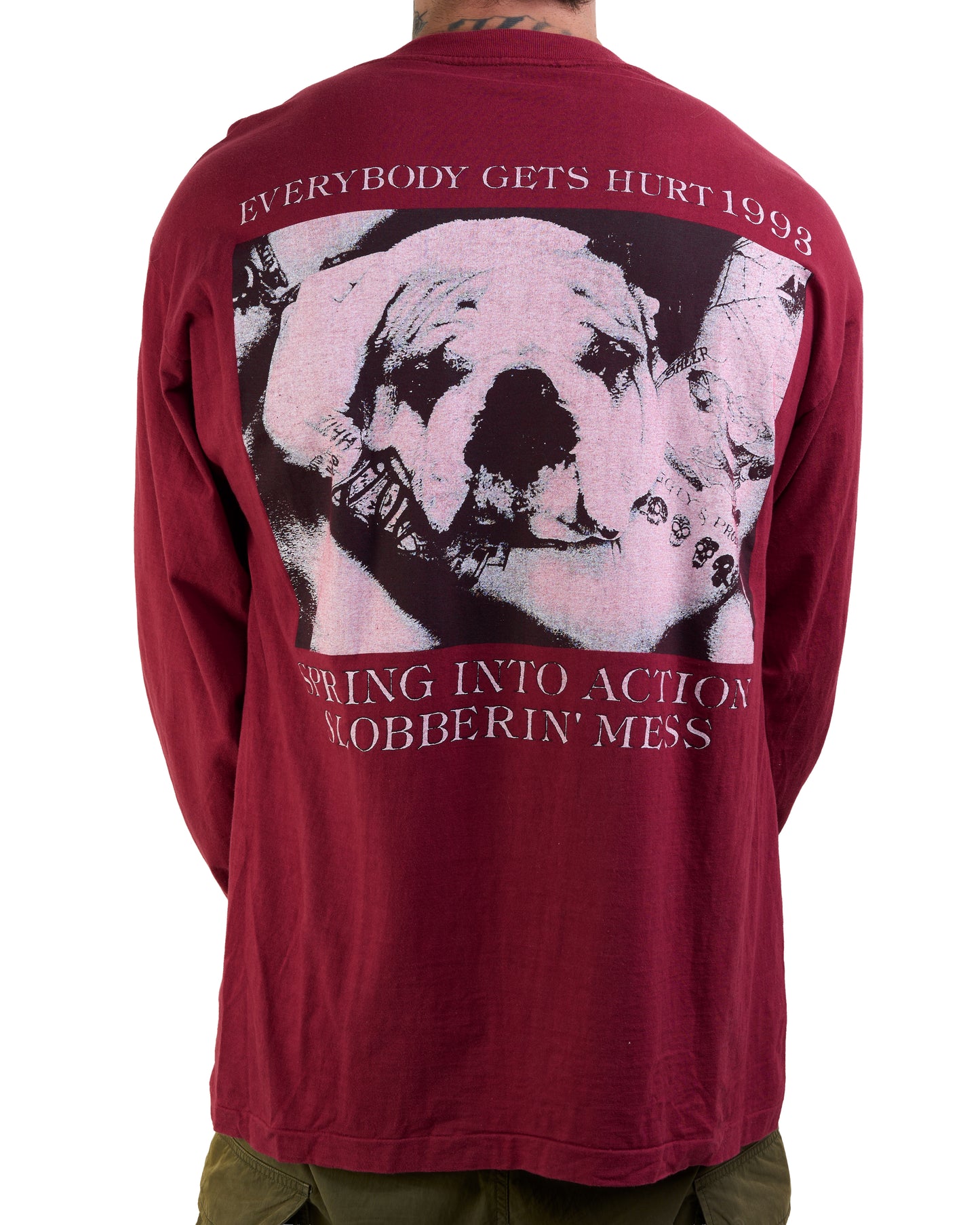 Vintage 1993 Sheer Terror Everybody Gets Hurt Longsleeve