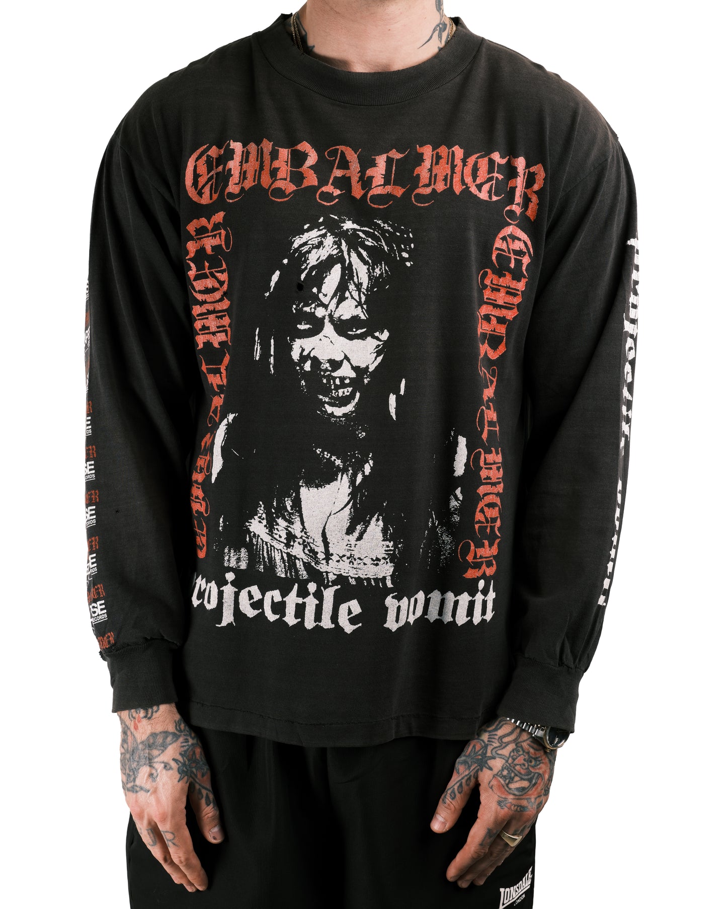 Vintage 90’s Embalmer Projectile Vomit Longsleeve