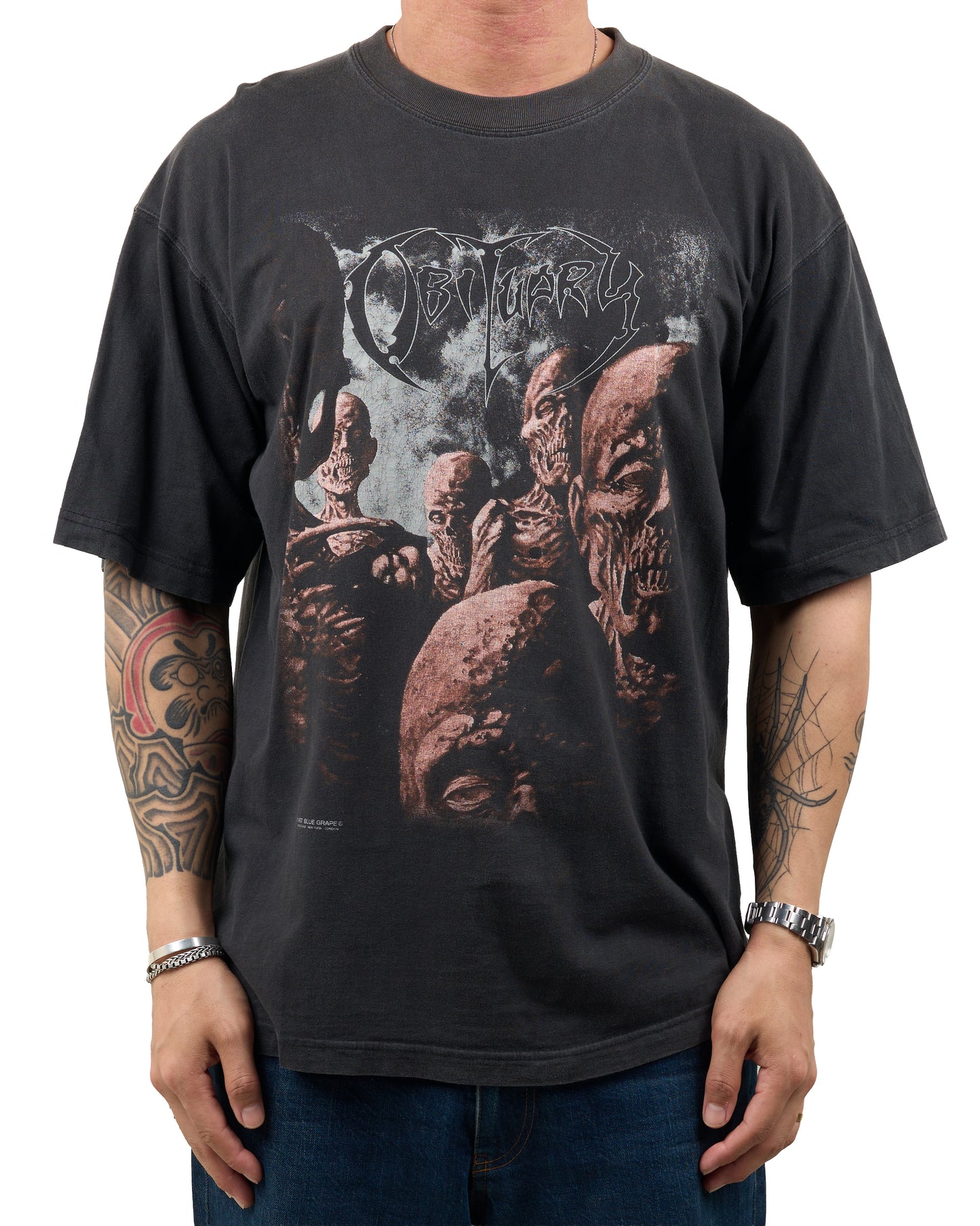 Vintage 1997 Obituary Back From The Dead T-Shirt