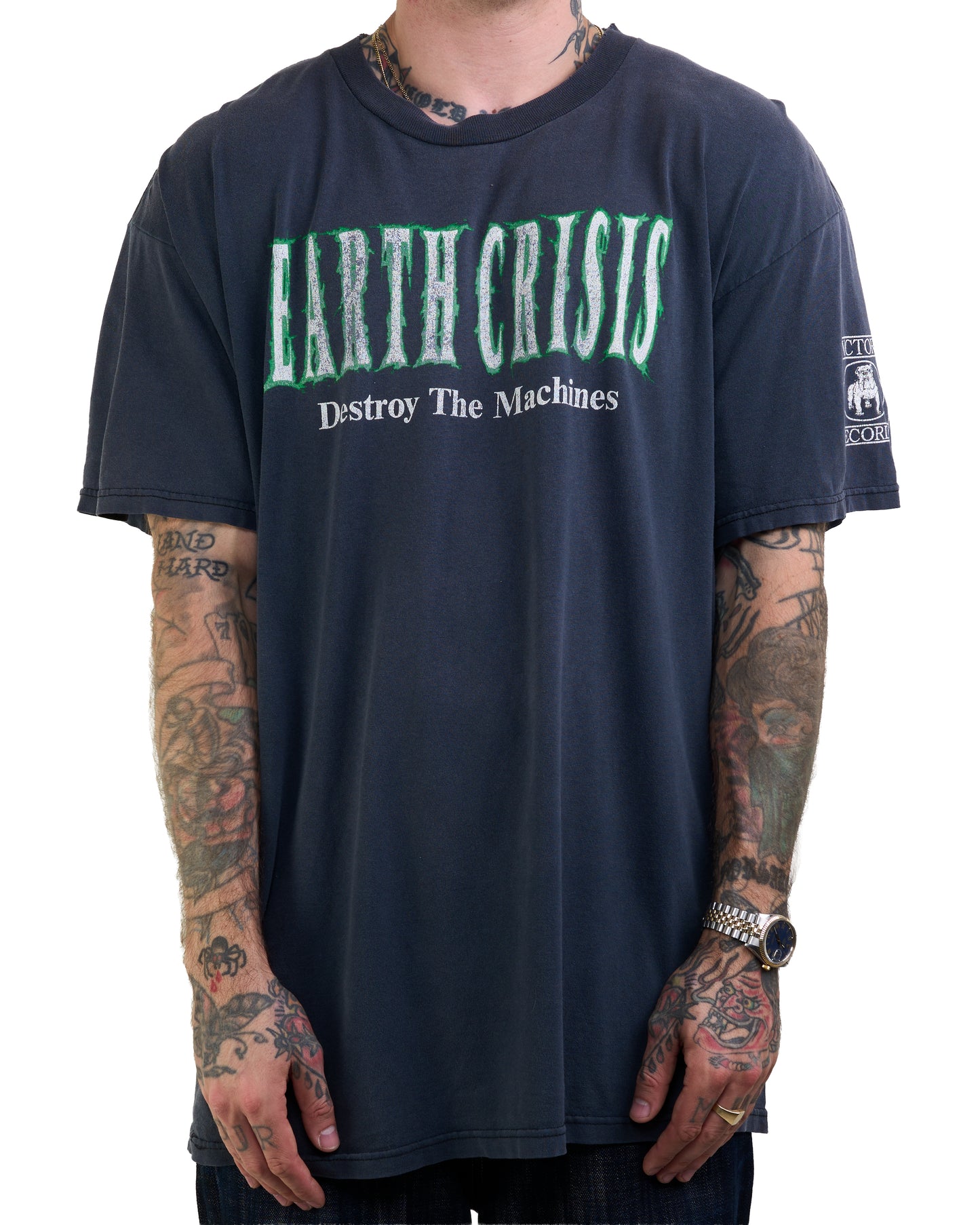 Vintage 90’s Earth Crisis Destroy The Machines T-Shirt