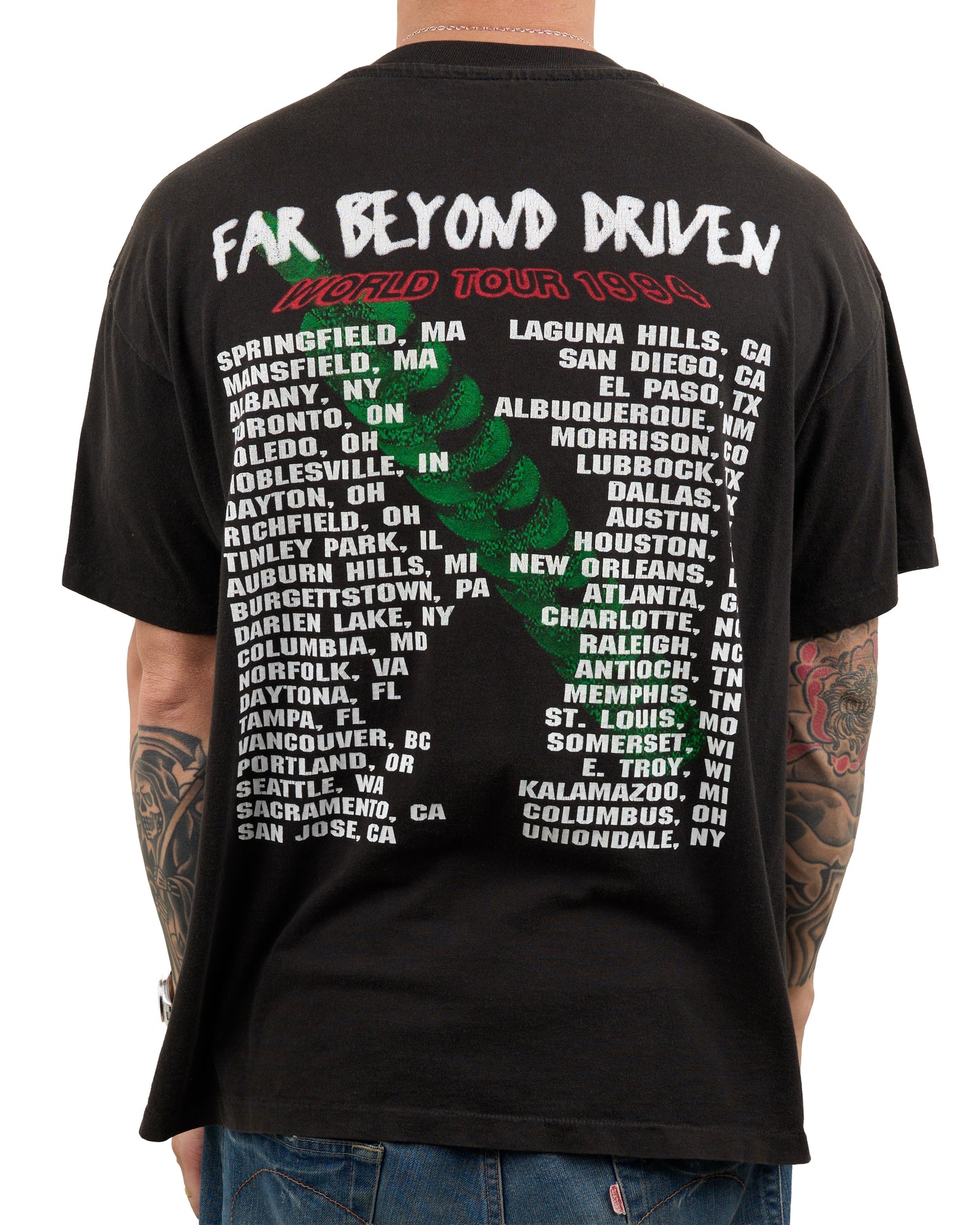 Vintage 1994 Pantera Far Beyond Driven Tour T-Shirt