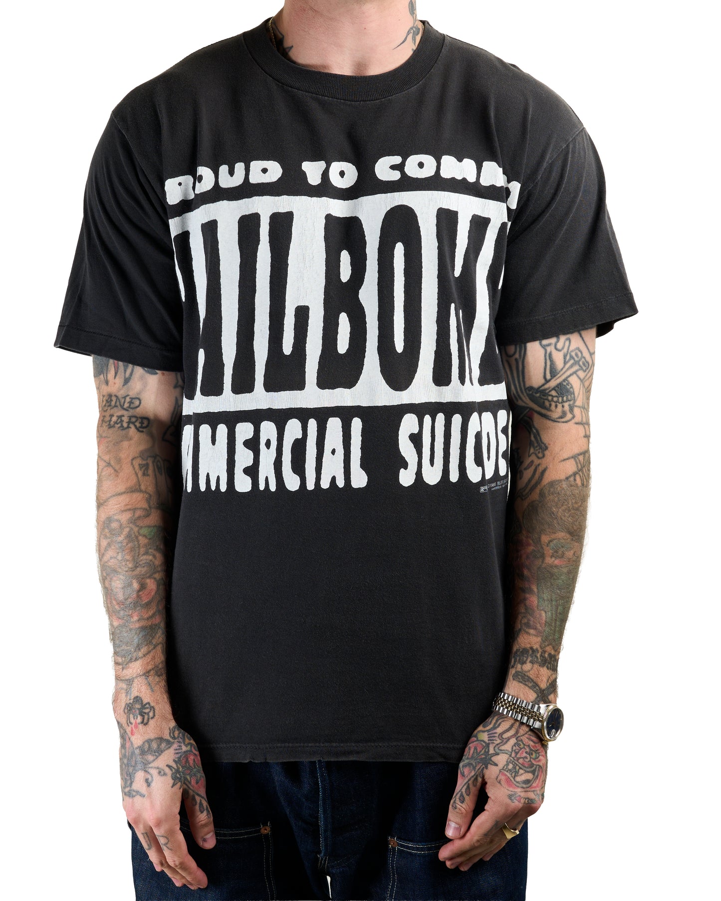Vintage 1995 Nailbomb Commercial Suicide T-Shirt