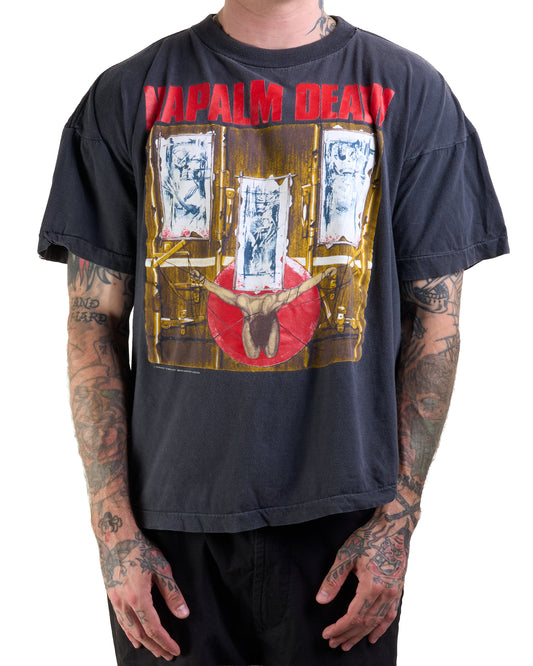 Vintage 90’s Napalm Death Death By Manipulation T-Shirt