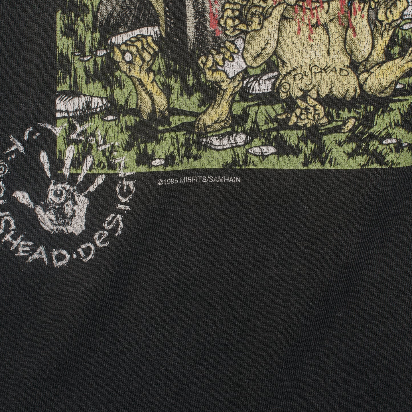 Vintage 1995 Misfits Pushead T-Shirt