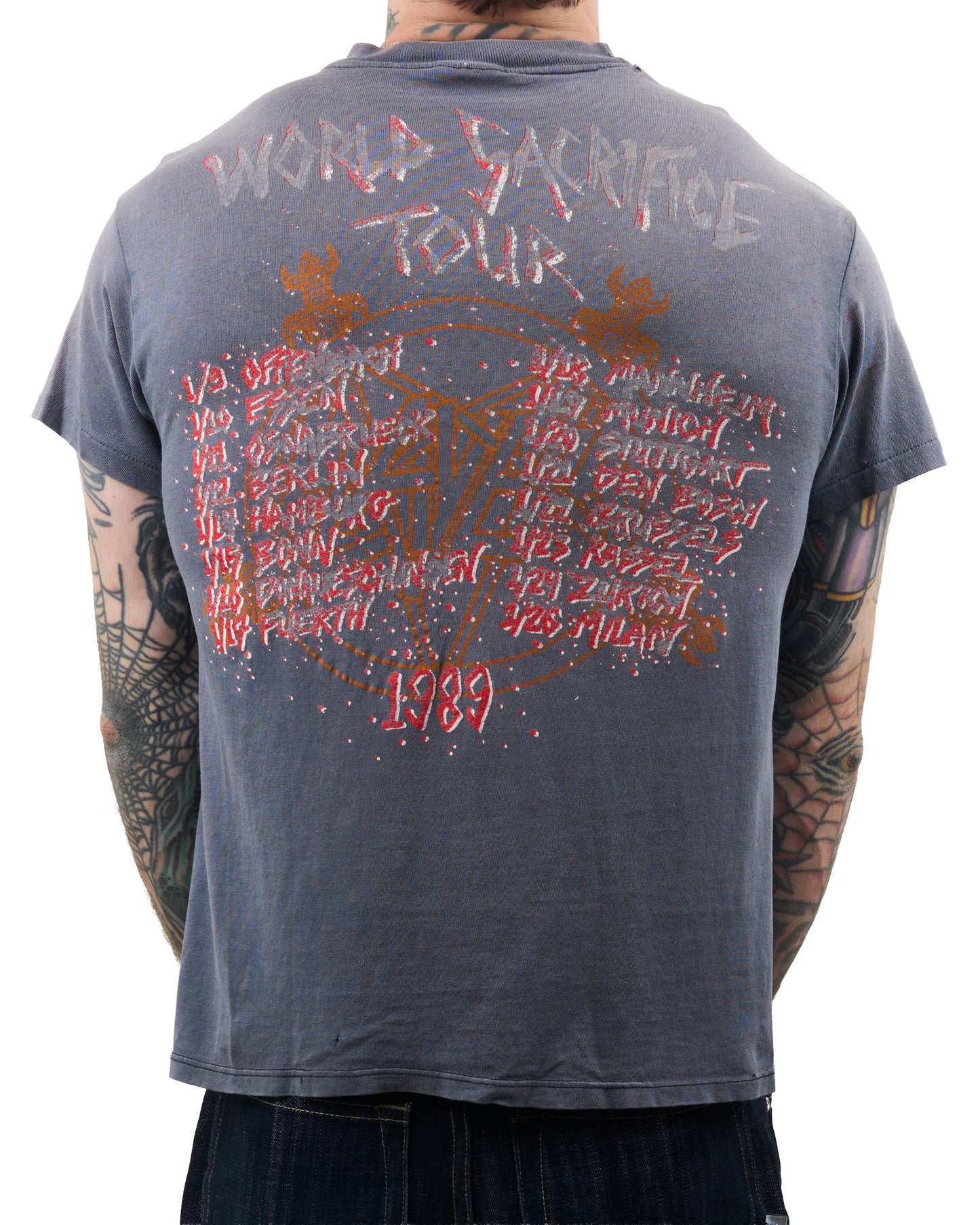 Vintage 1989 Slayer Slatanic Wehrmacht T-Shirt