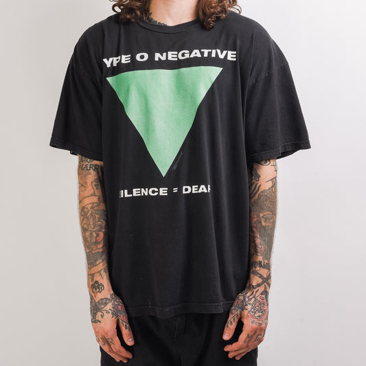 Vintage 1999 Type O Negative Silence = Deaf T-Shirt