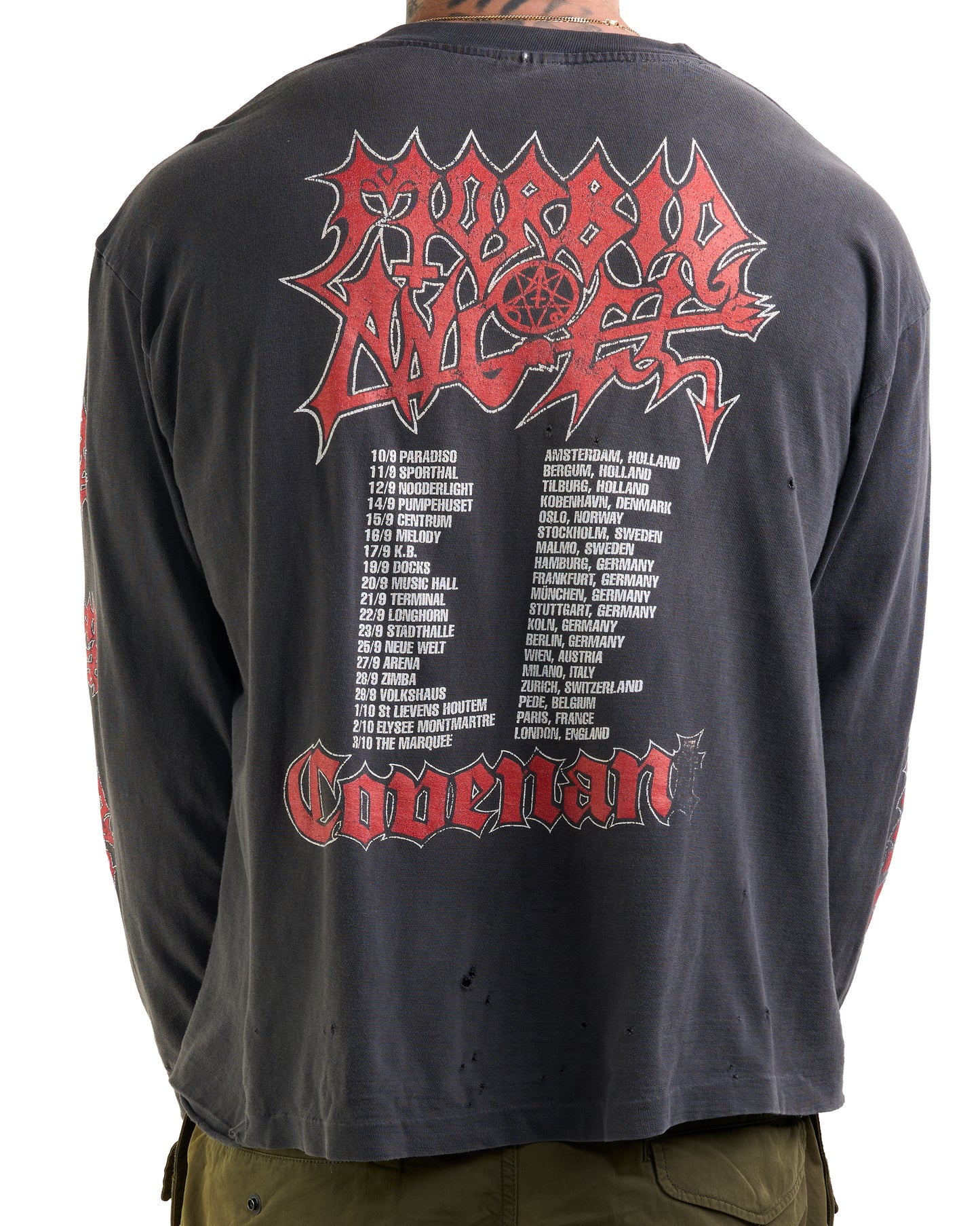 Vintage 90’s Morbid Angel Covenant Tour Longsleeve