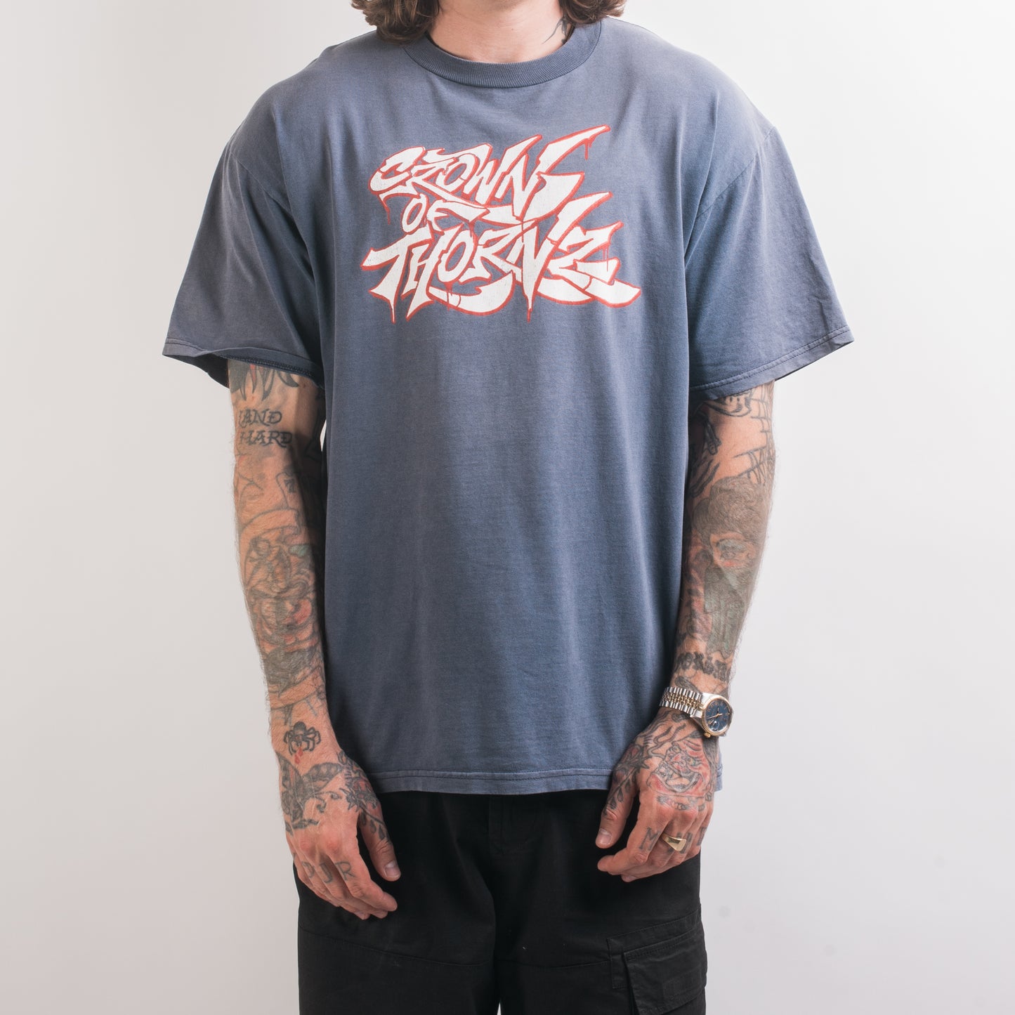 Vintage 90’s Crown Of Thornz Headcheck T-Shirt