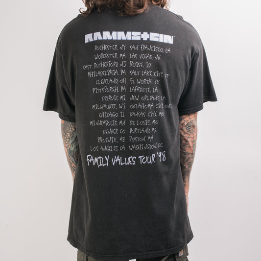 Vintage 1998 Rammstein Family Values Tour T-Shirt