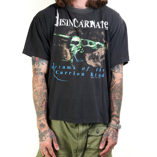 Vintage 1992 Disincarnate Dreams Of The Carrion Kind T-Shirt