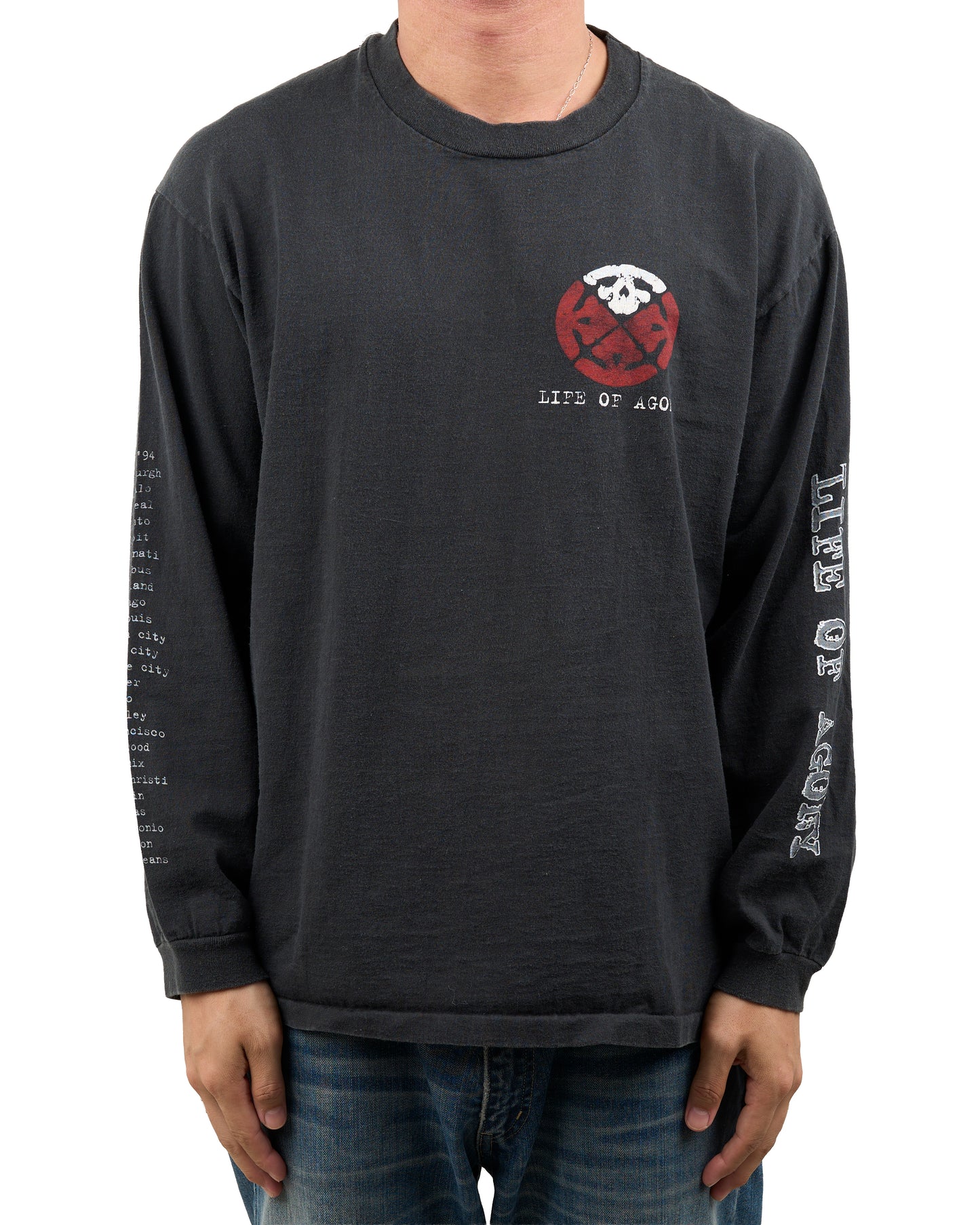 Vintage 1994 Life Of Agony Smoke ‘Em All Tour Longsleeve